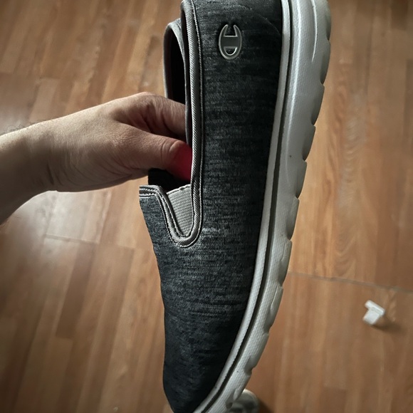 Champion Mesh Gray Slip-On Shoes - Picture 2 of 5